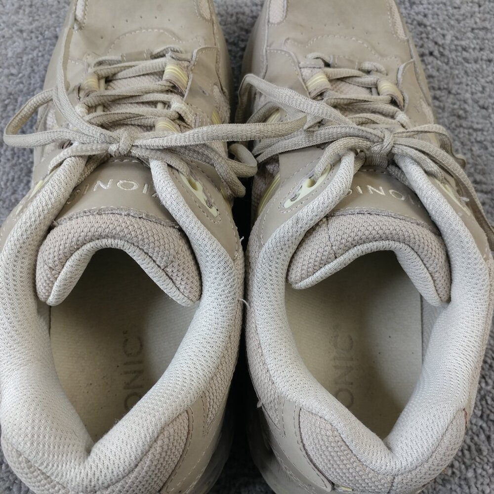 Vionic Walker Walking Shoes Womens Size 10 Comfort Sneakers Taupe Lace Up - Picture 11 of 12